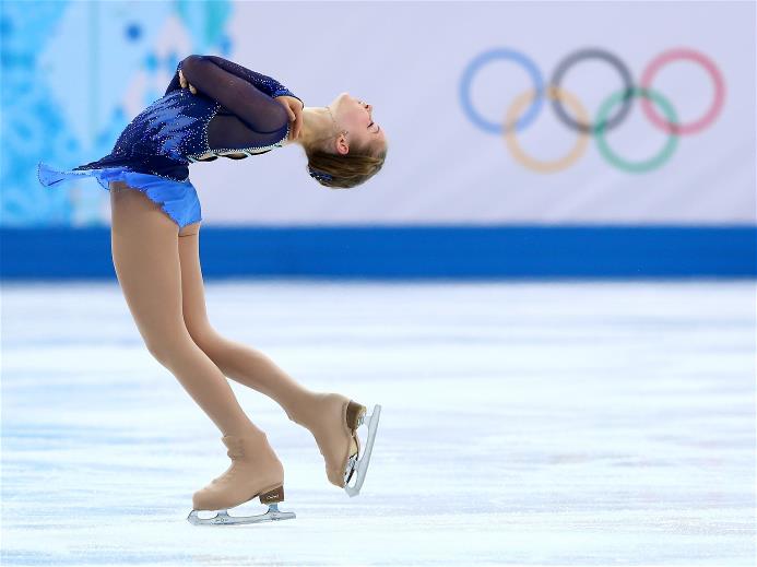 15-летняя фигуристка из России Юлия Липницкая завоевала золото Олимпиады