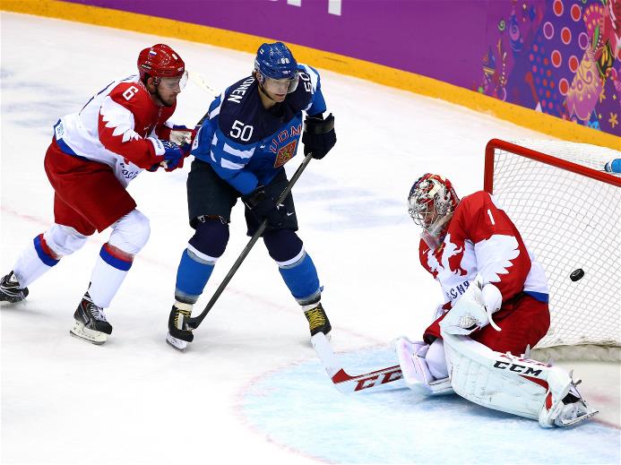 Сборная России по хоккею вылетела из олимпийского турнира в Сочи