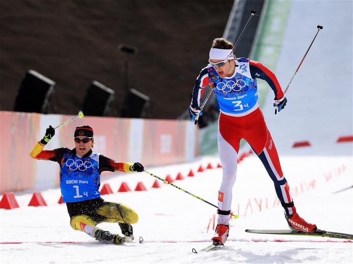 Лыжники из Норвегии завоевали юбилейное золото Олимпиады