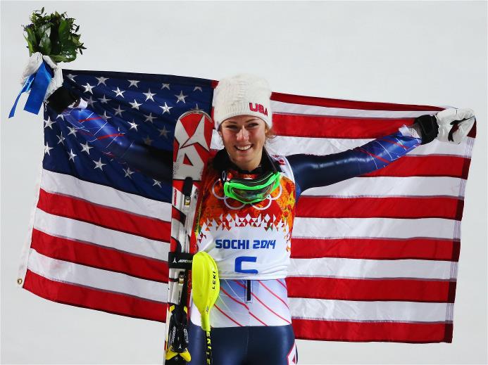 В женском слаломе золотую медаль выиграла американка Микаэла Шиффрин
