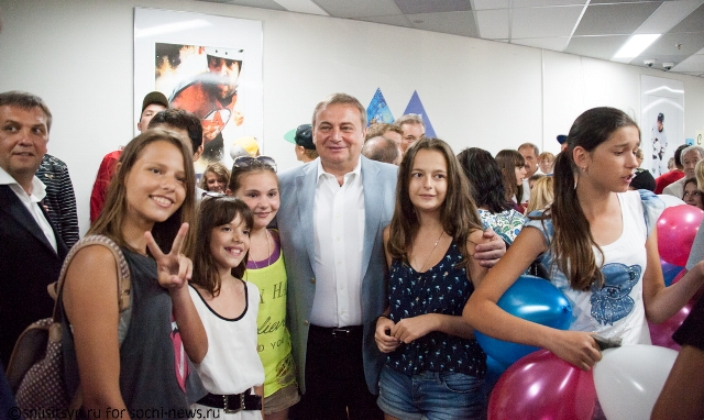 В Сочи торжественно открыли Всероссийский детский спортивно-оздоровительный центр